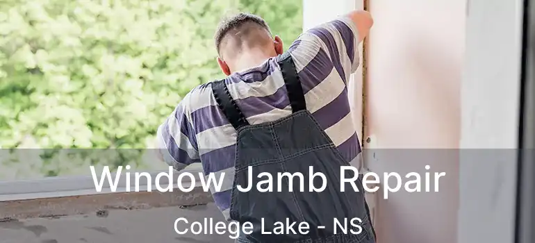  Window Jamb Repair College Lake - NS