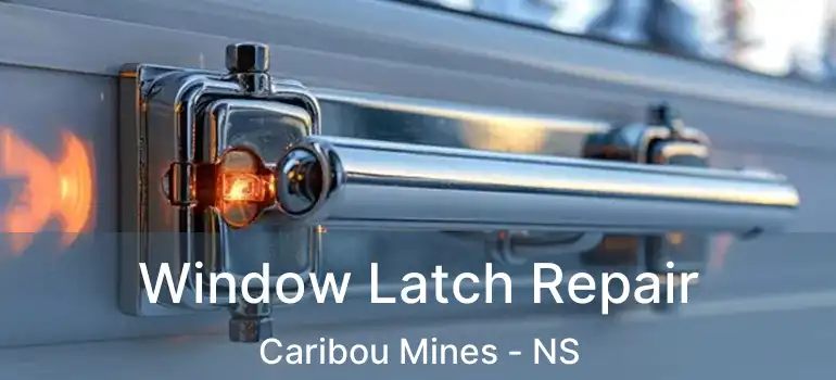  Window Latch Repair Caribou Mines - NS