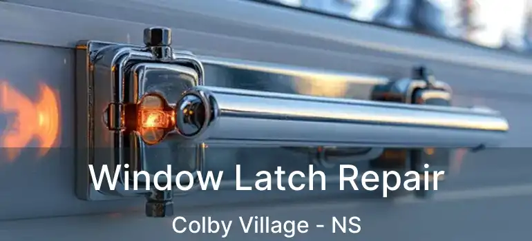  Window Latch Repair Colby Village - NS