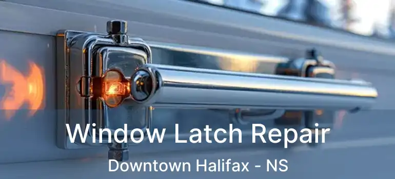  Window Latch Repair Downtown Halifax - NS