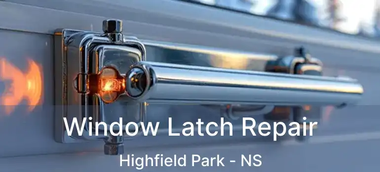  Window Latch Repair Highfield Park - NS