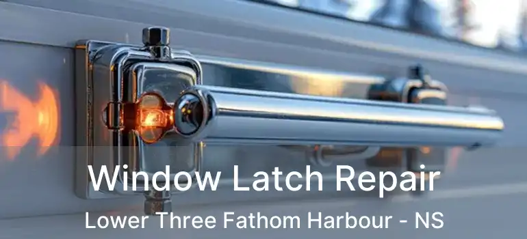  Window Latch Repair Lower Three Fathom Harbour - NS