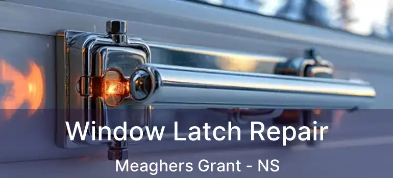  Window Latch Repair Meaghers Grant - NS