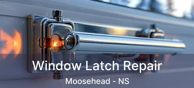  Window Latch Repair Moosehead - NS