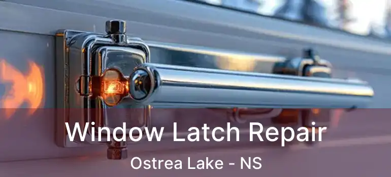  Window Latch Repair Ostrea Lake - NS