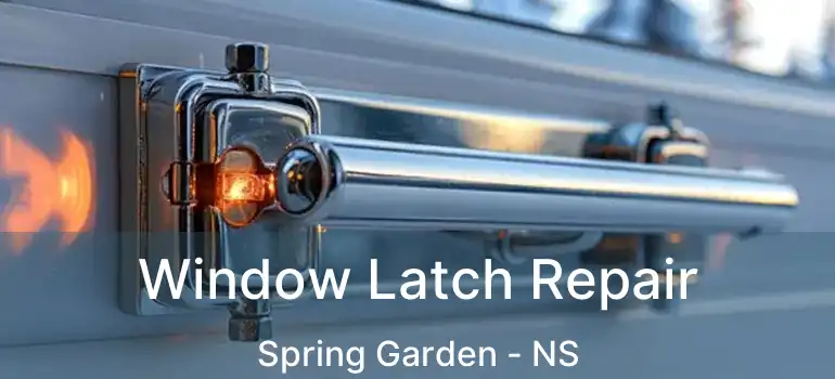  Window Latch Repair Spring Garden - NS