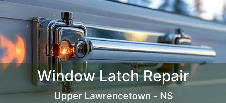  Window Latch Repair Upper Lawrencetown - NS