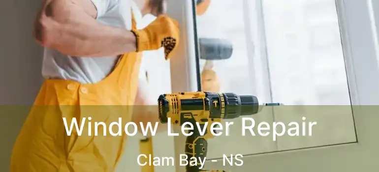  Window Lever Repair Clam Bay - NS