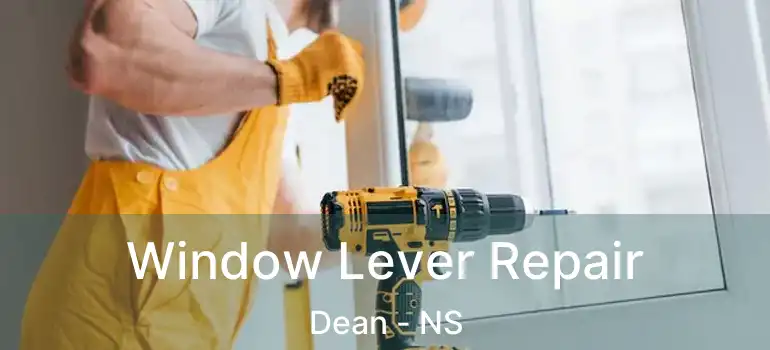  Window Lever Repair Dean - NS