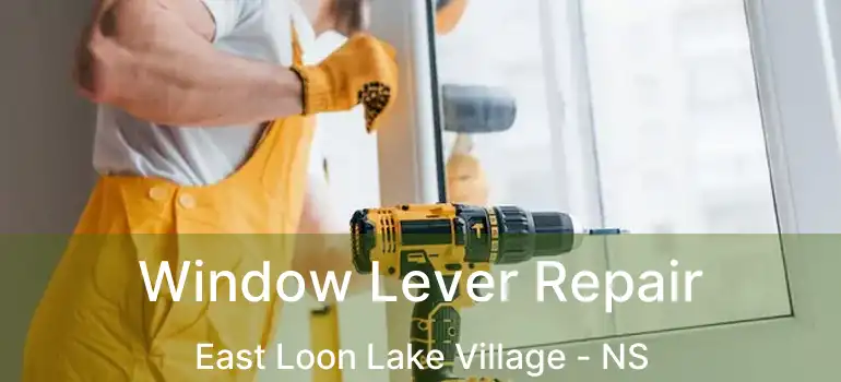  Window Lever Repair East Loon Lake Village - NS