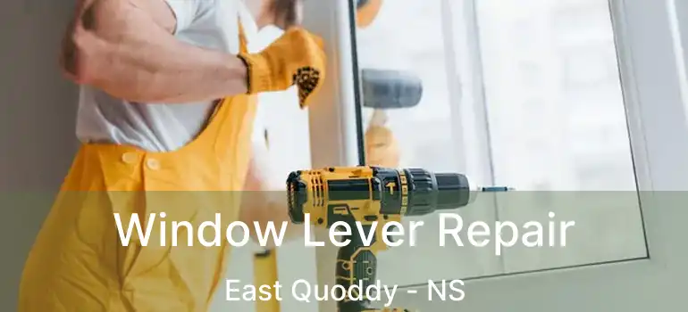  Window Lever Repair East Quoddy - NS