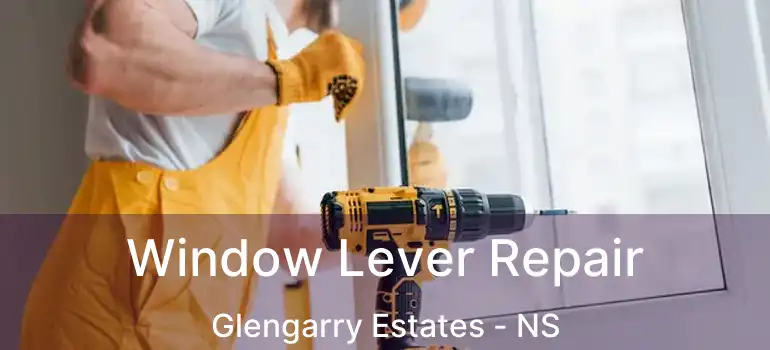  Window Lever Repair Glengarry Estates - NS