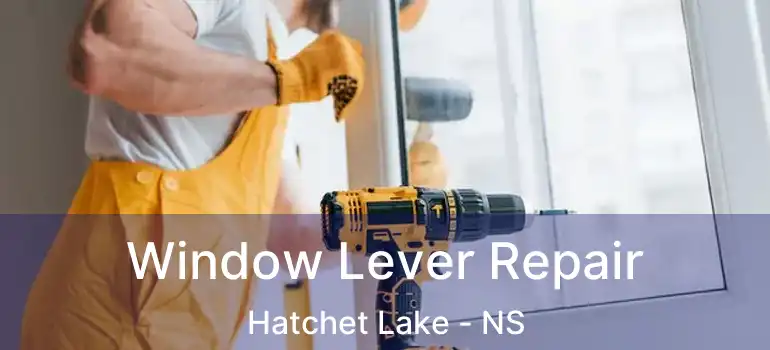  Window Lever Repair Hatchet Lake - NS