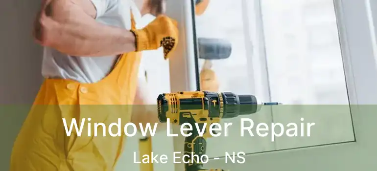  Window Lever Repair Lake Echo - NS