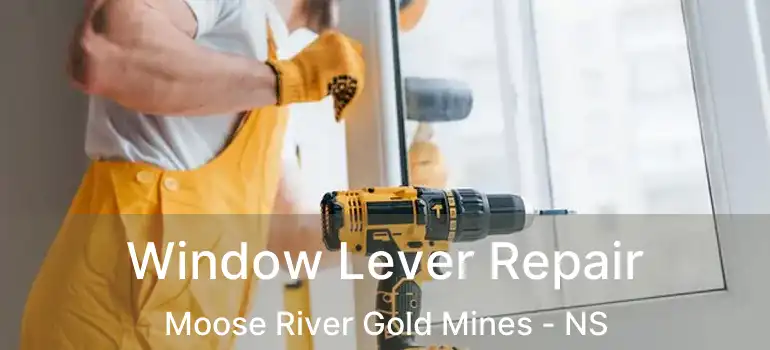  Window Lever Repair Moose River Gold Mines - NS