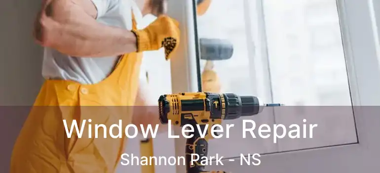  Window Lever Repair Shannon Park - NS