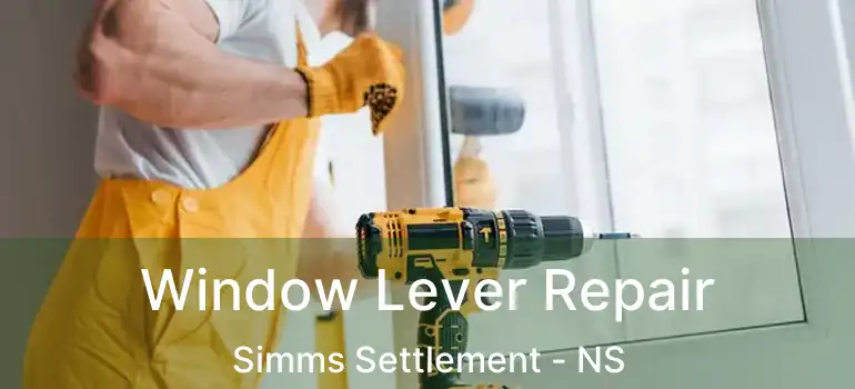  Window Lever Repair Simms Settlement - NS