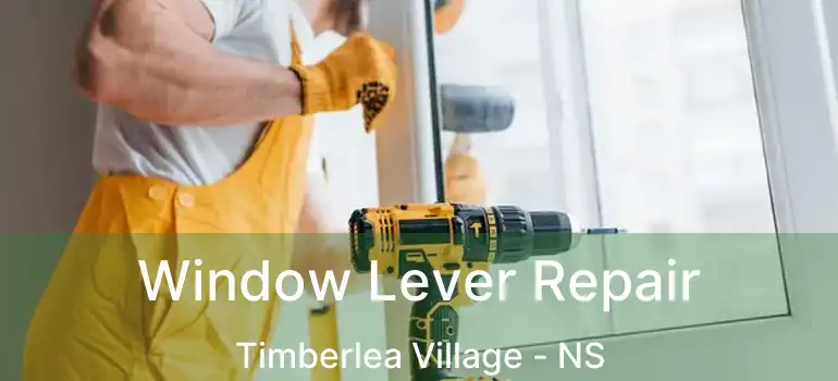  Window Lever Repair Timberlea Village - NS