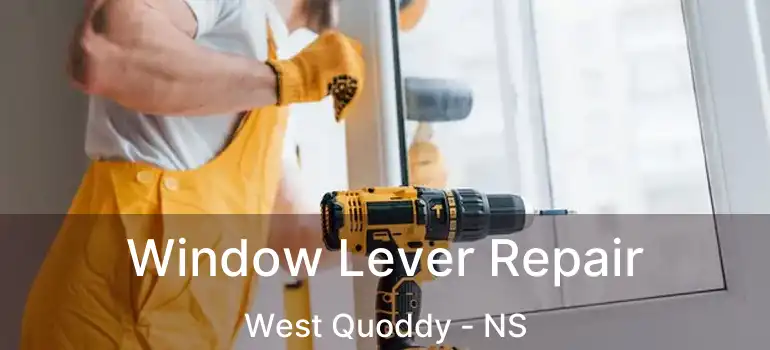  Window Lever Repair West Quoddy - NS