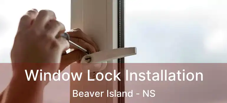  Window Lock Installation Beaver Island - NS