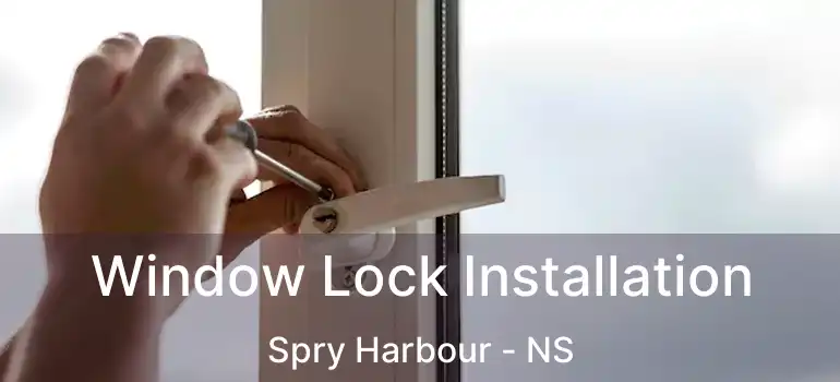  Window Lock Installation Spry Harbour - NS