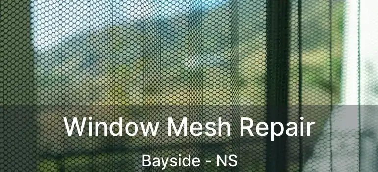  Window Mesh Repair Bayside - NS