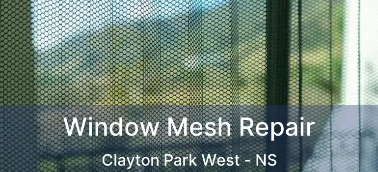  Window Mesh Repair Clayton Park West - NS