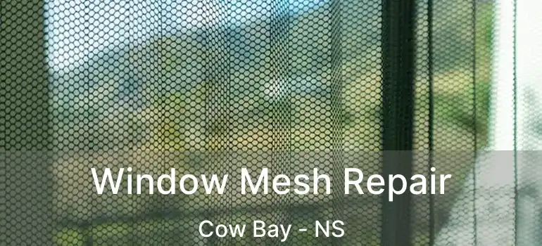  Window Mesh Repair Cow Bay - NS