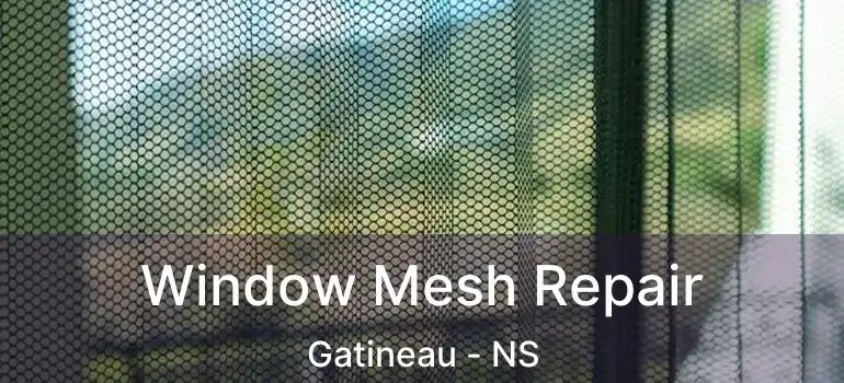  Window Mesh Repair Gatineau - NS