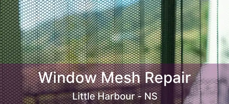  Window Mesh Repair Little Harbour - NS