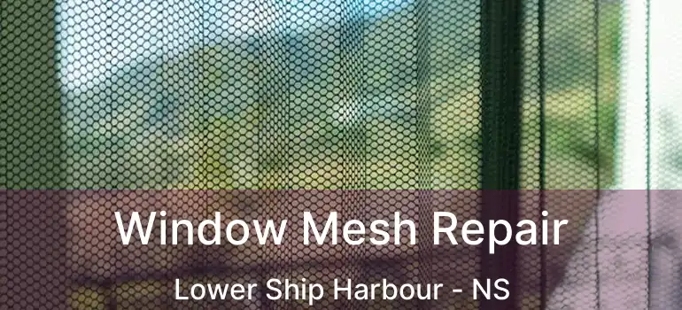  Window Mesh Repair Lower Ship Harbour - NS