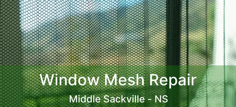  Window Mesh Repair Middle Sackville - NS