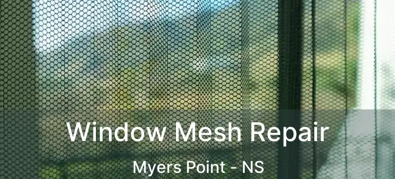  Window Mesh Repair Myers Point - NS