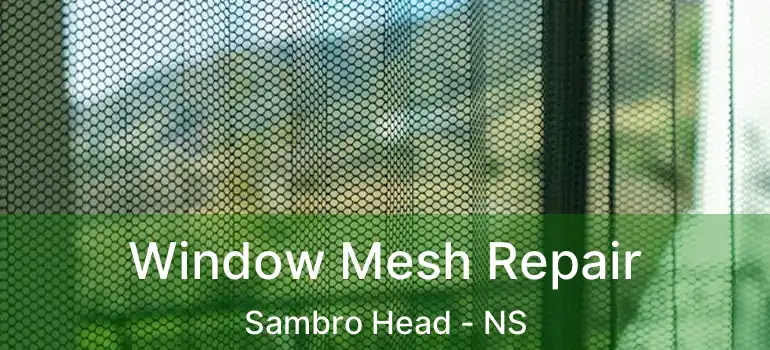  Window Mesh Repair Sambro Head - NS