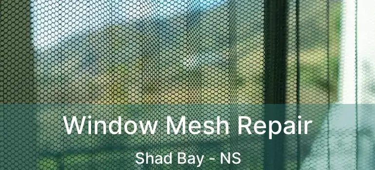  Window Mesh Repair Shad Bay - NS