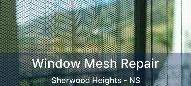  Window Mesh Repair Sherwood Heights - NS