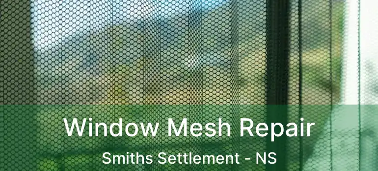  Window Mesh Repair Smiths Settlement - NS