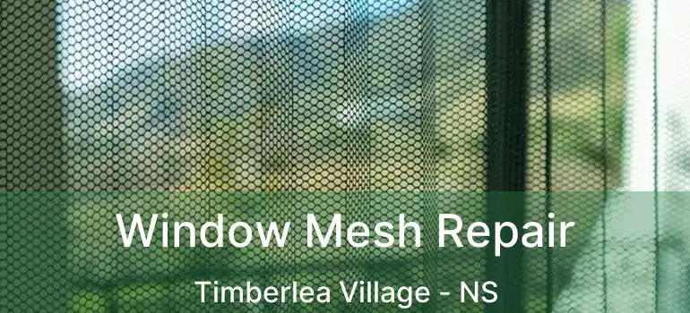  Window Mesh Repair Timberlea Village - NS