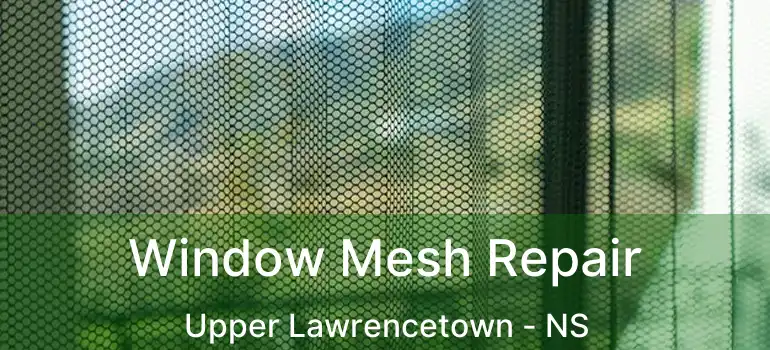  Window Mesh Repair Upper Lawrencetown - NS