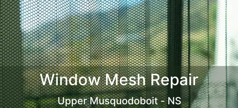  Window Mesh Repair Upper Musquodoboit - NS