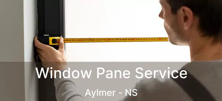  Window Pane Service Aylmer - NS