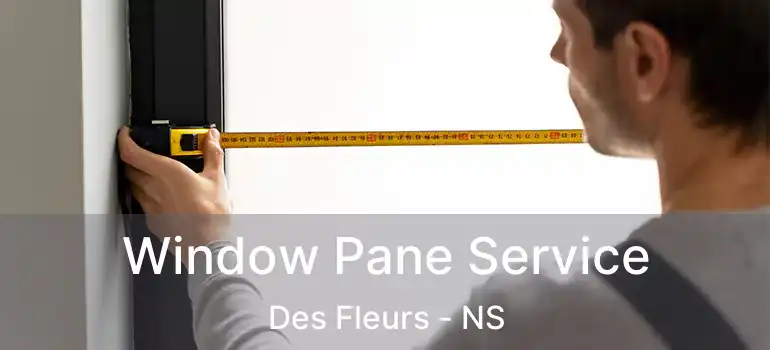  Window Pane Service Des Fleurs - NS