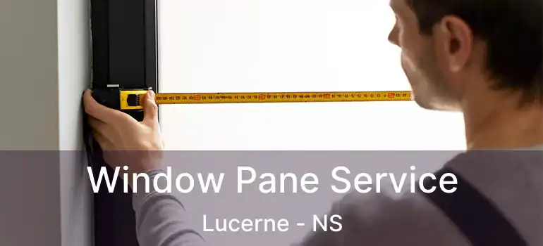  Window Pane Service Lucerne - NS