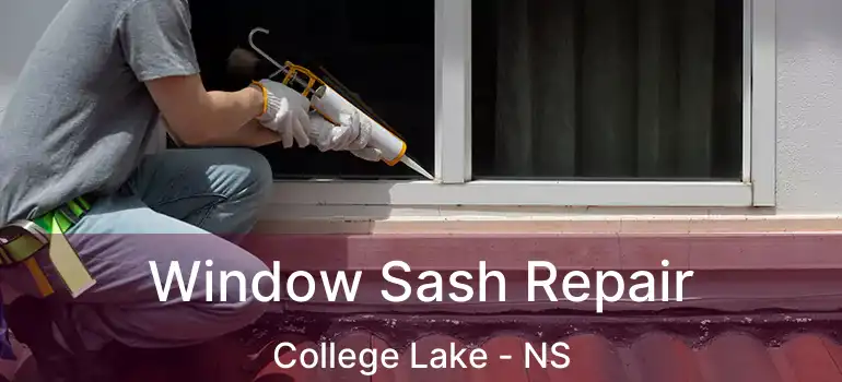  Window Sash Repair College Lake - NS