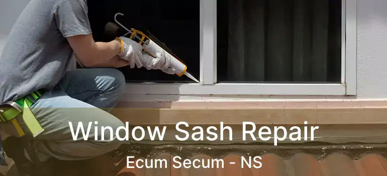  Window Sash Repair Ecum Secum - NS