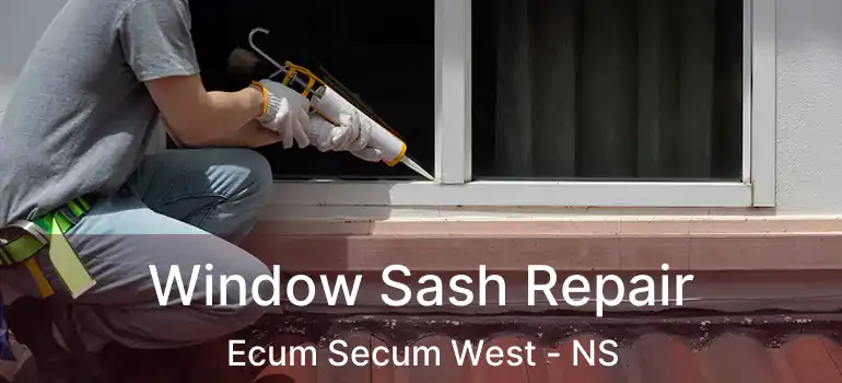  Window Sash Repair Ecum Secum West - NS