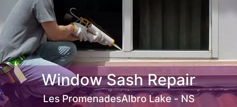  Window Sash Repair Les PromenadesAlbro Lake - NS