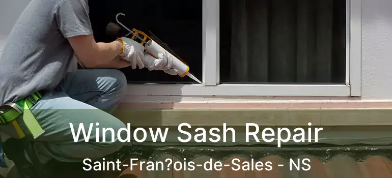  Window Sash Repair Saint-Fran?ois-de-Sales - NS