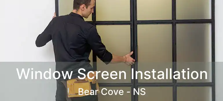  Window Screen Installation Bear Cove - NS