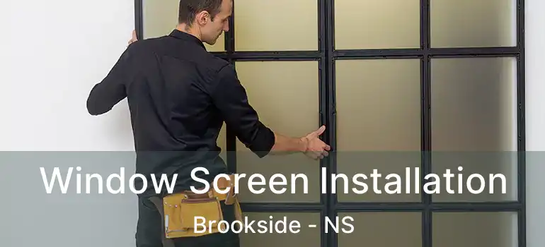  Window Screen Installation Brookside - NS